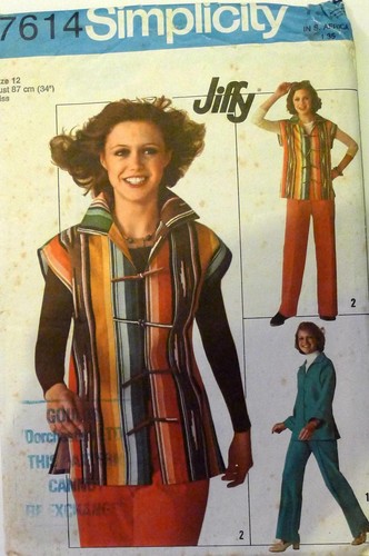Vintage 1976 simplicity 7614 - vintage,