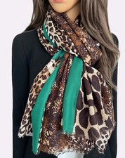 Green Ladies Leopard Print