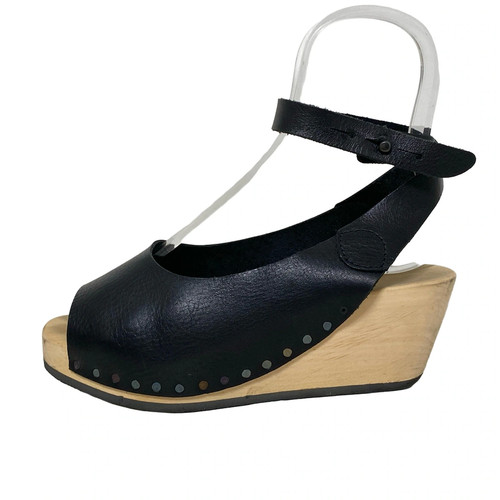Trippen black leather - black,