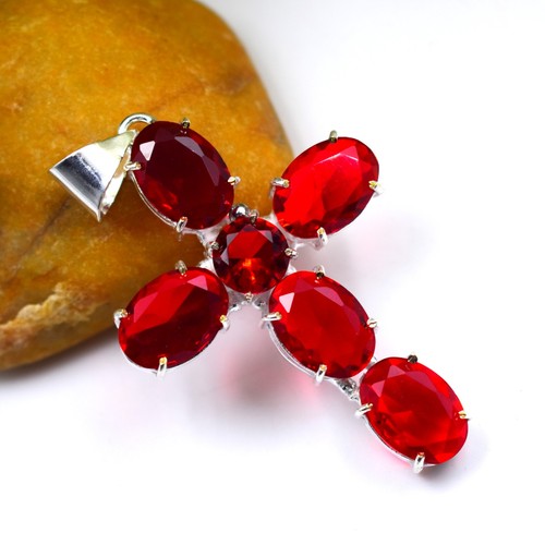 Red garnet gemstone handmade - gemstone,