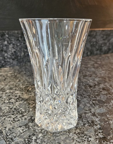 Clear crystal cut etched glass - clear,