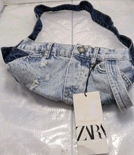 ZARA Blue Acid Wash Denim