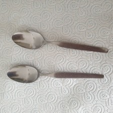 2 X Vintage Stainless Steel