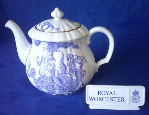 Royal worcester blue dragon - royal,