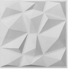 PACK OF 18x 3D Wall Panels Diamond Wave Design Sound Proofing Panels