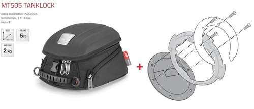 Givi tanklock tank bag - tanklock, +