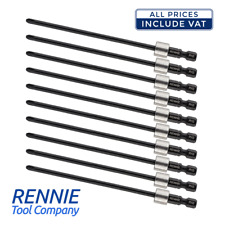 10 Pack x PH2 130mm Autofeed Screwdriver Bits For Makita DFS250 DFS452