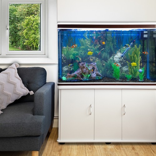 Fish tank aquarium cabinet - fish,