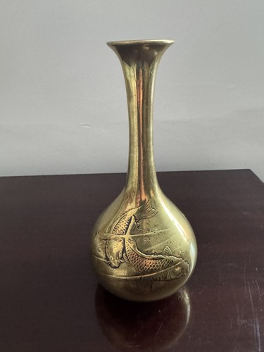 Antique japanese bronze - antique, koi