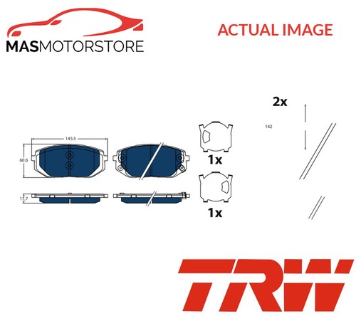 Brake pads set - set, braking