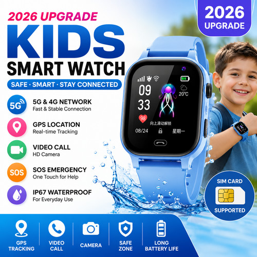 Kids smart watch gps video - smart,