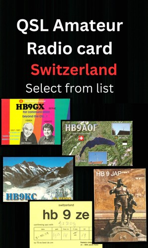 Qsl amateur radio card - qsl,