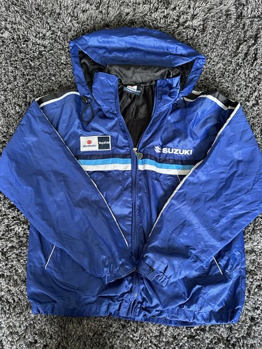 Suzuki jacket blue white - suzuki,