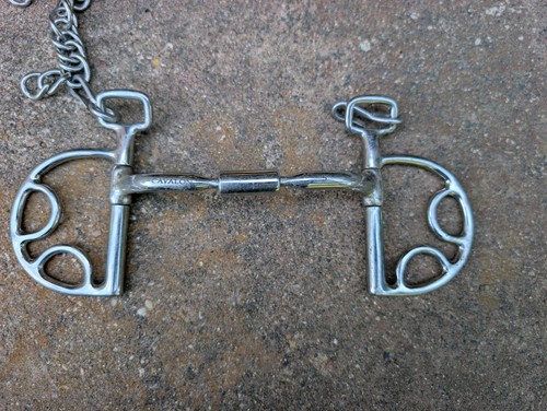 Cavalon kimberwick horse bit - kimberwick,