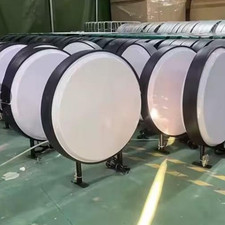 Double sided round illuminated - sided,