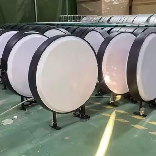 Double sided round - round, illuminated