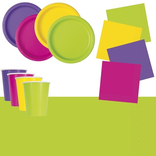Neon party supplies cups - neon,
