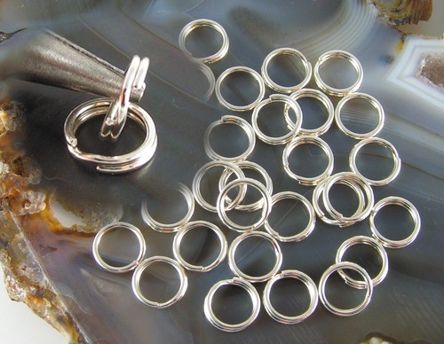 Sterling silver split jump - sterling,