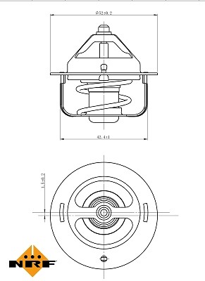 Nrf 725120 thermostat - nrf,