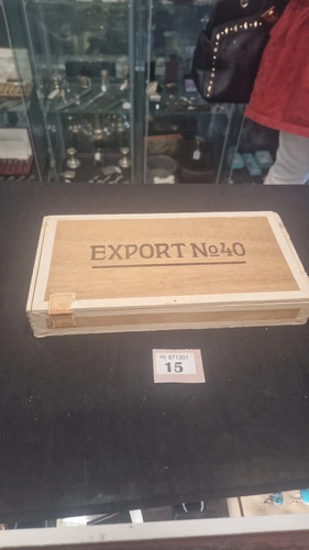 Export cigar box wooden - no, 40