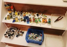 Reeves Daler Rowney Galeria Acrylic Art Restore Crafts Paint Project Mixed Lot