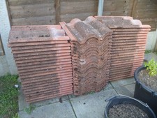 Redland Regent roof tiles - £1 starting price for the whole lot of 65 tiles 
