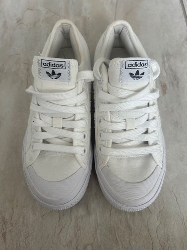White adidas originals nizza - white,