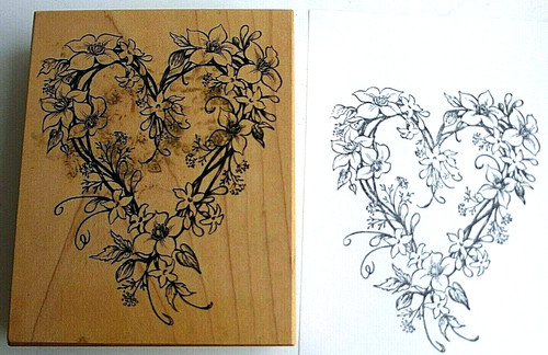 Psx rubber stamp floral - psx,