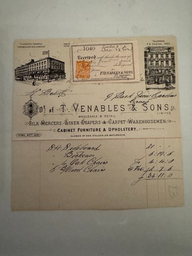 Beautiful vintage letterhead