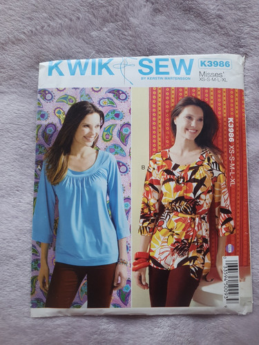 Kwik sew sewing - pattern, k3986