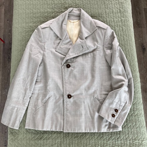 Mens avant garde silk jacket