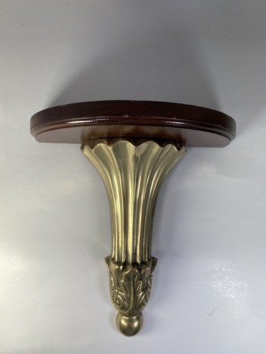 Vintage wall shelf wood - shelf,