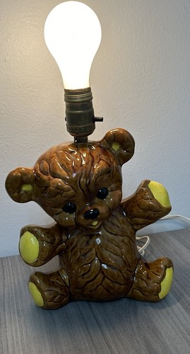 Teddy bear table - bear, lamp