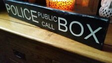 Custom Size 4 Piece DR WHO POLICE PUBLIC CALL BOX TARDIS Door Sign Set NEW