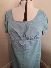 Teal Regency Inspired Dress Jane Austen, Bridgerton, New, Handmade 
