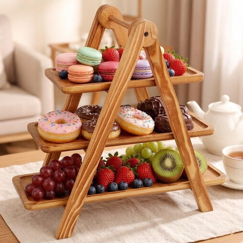 Polegas wooden tier cake - tier,