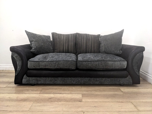 Sofa seater dfs black - 3,