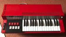 Vintage Bontempi Hit Organ 1970s Red White HO/298T Italy electronic keyboard
