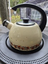 Vintage Enamel Tea Kettle