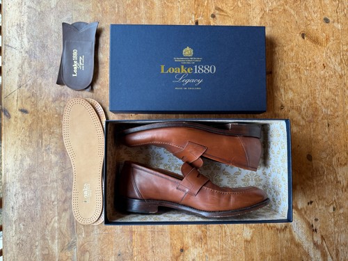 Mens loake 1880 legacy brown - mens,