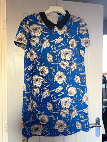 Primark blue white floral - blue/white,