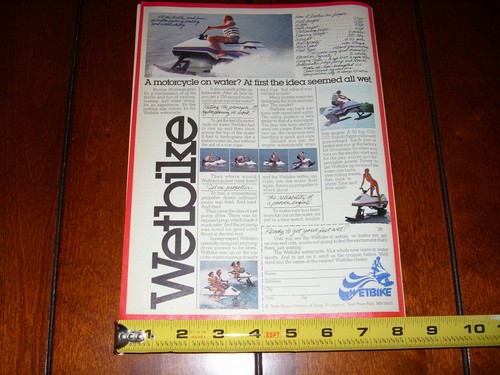 Wetbike original 1978 - wetbike,