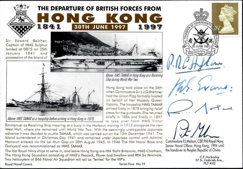 Fdc navy signed series - gb,