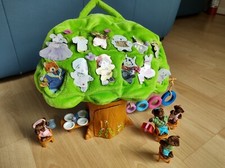 Vintage Collectable 2004 Mattel Furryville Treehouse Bear picnic play set