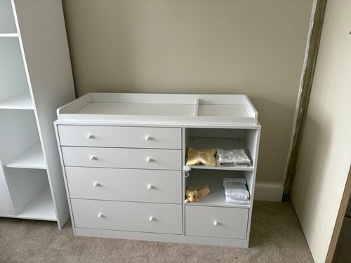 Baby changing station with - station,