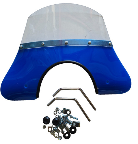 Vespa flyscreen cuppini blue - cuppini,