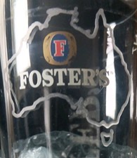 Fosters half pint lager glass