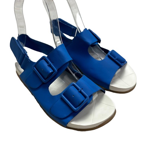 Zara blue strappy - zara, slingback