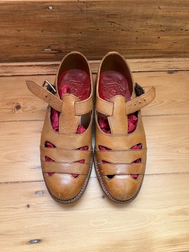 Grenson bar brown - t-bar,