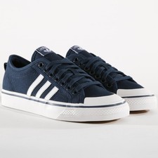ADIDAS Nizza CM8573 Collegiate Navy Footwear White Crystal White Sneakers UK10.5